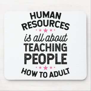 Mensen leren hoe ze volwassen moeten worden muismat