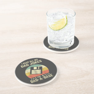 Mensen Leuke papa-grapjes in papa-a-Base Zandsteen Onderzetter