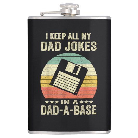 Mensen Leuke papa-grapjes in papa-a-Basis Heupfles (Voorkant)