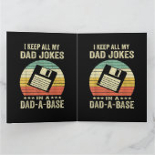 Mensen Leuke papa grappen in papa-a-Base Bedankkaart (Binnen)