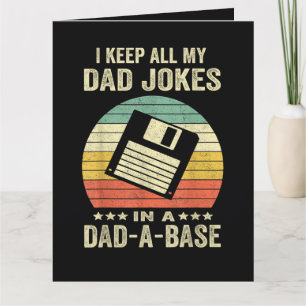 Mensen Leuke papa grappen in papa-a-Base Bedankkaart