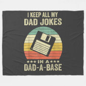 Mensen Leuke papa grappen in papa-a-Base Fleece Deken (Voorkant (Horizontaal))