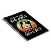 Mensen Leuke papa grappen in papa-a-Base Notitieboek (Rechterzijde)