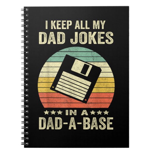 Mensen Leuke papa grappen in papa-a-Base Notitieboek (Voorkant)