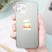 Mensen Leuke papa grappen in papa-a-Base Sticker (Telefoon)