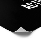 mensen liegen niet om daden poster (Hoek)