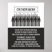 Mensen, Logo, Crowdfunder, Crowdfunding Poster (Voorkant)