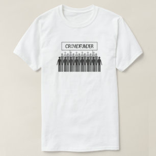 Mensen, Logo, Crowdfunder, Crowdfunding T-shirt