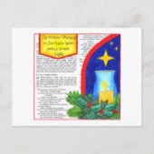 Mensen lopen in het Inspirerend Briefkaart van de (Voorkant)