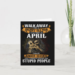 Mensen lopen weg Ik ben een Gpy oude man die in ap Kaart
