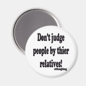 mensen magneet (Voorkant / Achterkant)