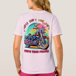 Mensen maken geen uitstapjes: Retro Style Bike T-shirt