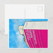 Mensen maken Glasgow briefkaart (Voorkant / Achterkant)