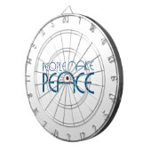 Mensen maken vrede dartbord (Voorkant Rechts)