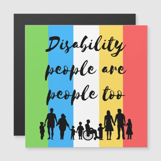 mensen met een beperking zijn ook mensen (Voorkant / Achterkant)