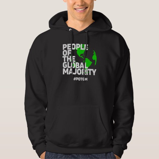 Mensen met een wereldmeerderheid hoodie (Voorkant)