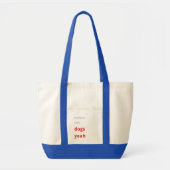 Mensen met honden Ja Tote Bag (Voorkant)