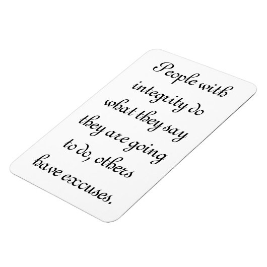 Mensen met integriteit magneet (Linkerzijde)