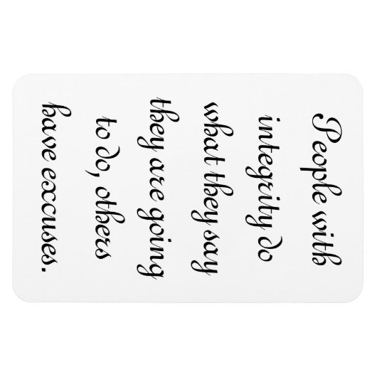 Mensen met integriteit magneet (Horizontaal)