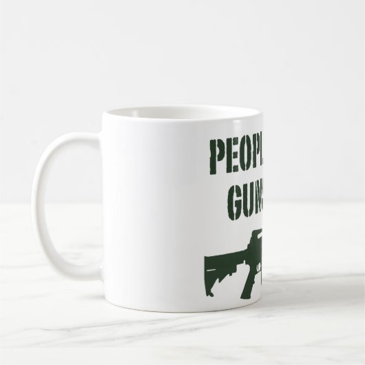 Mensen met Pistolen eten Mok (Links)