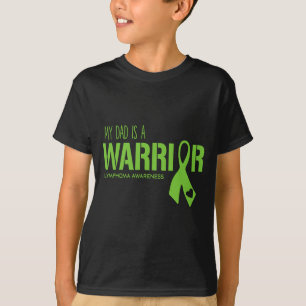 Mensen Mijn Vader Is Een Krijger Lint Non-Hodgkin T-shirt