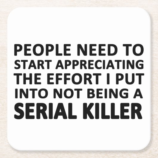 Mensen moeten beginnen te waarderen kartonnen onderzetters (Voorkant)