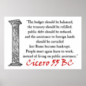Mensen moeten werken - Cicero Poster (Voorkant)