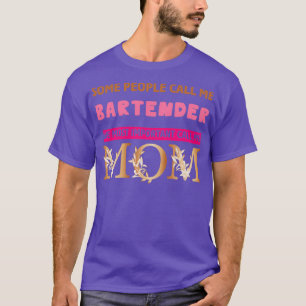 Mensen noemen me Bartender de belangrijkste naam T-shirt
