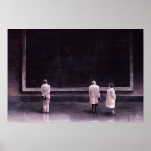 Mensen op een tentoonstelling in 1990 poster (Voorkant)