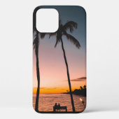 Mensen op het strand bij zee Case-Mate iPhone case (Achterkant)