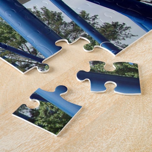 Mensen op onderzetter legpuzzel (Zijkant)