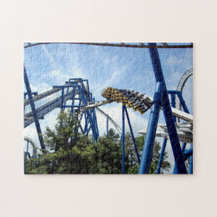 Mensen op onderzetter legpuzzel