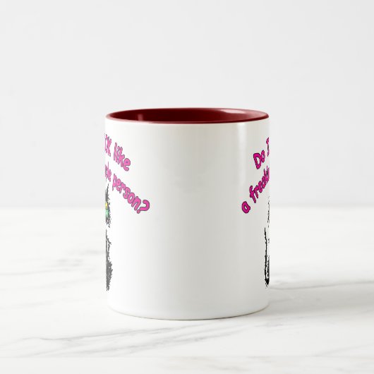 MENSEN PERSOON TWEEKLEURIGE KOFFIEMOK (Center)