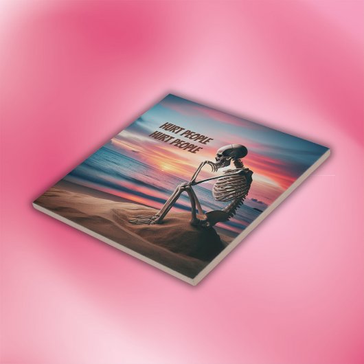 Mensen pijn gedaan | tegeltje