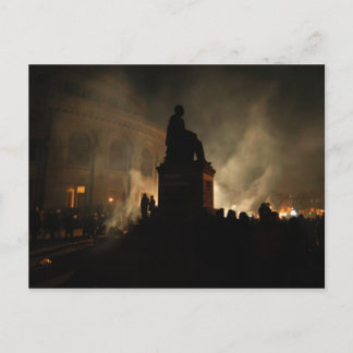 Mensen plein briefkaart