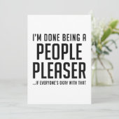 Mensen Plezier Bedankkaart (Staand voorkant)