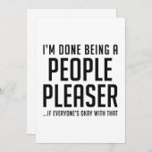 Mensen Plezier Bedankkaart (Voorkant / Achterkant)