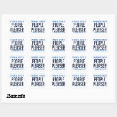 Mensen Plezier Vierkante Sticker (Vel)