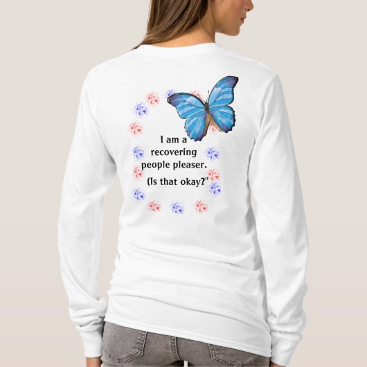 Mensen plezierig herstellen t-shirt (Achterkant)