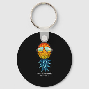 Mensen prefereren ananas boven vanille omgekeerd sleutelhanger