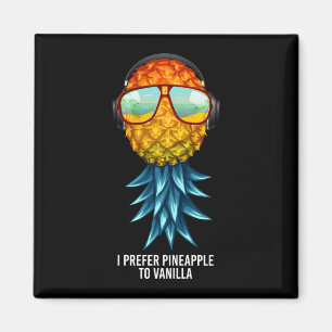 Mensen prefereren ananas boven vanille onderstebov magneet