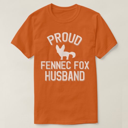 Mensen Schattige Fennec Voor Echtgenoot Trots Fenn T-shirt (Design voorkant)