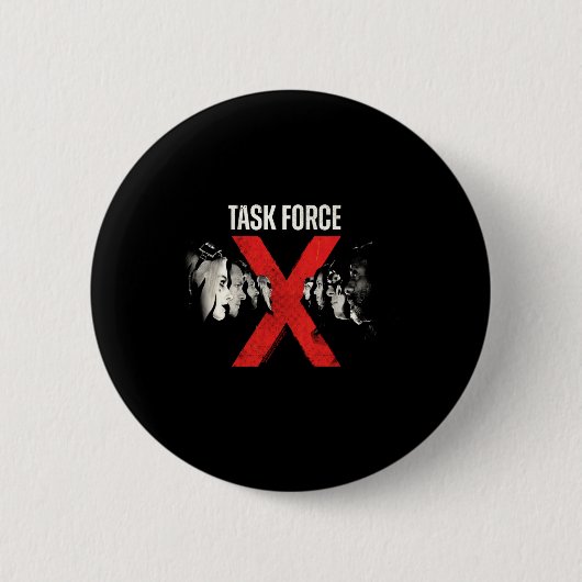 Mensen schurk team Task Force X Prestatie Ronde Button 5,7 Cm (Voorkant)