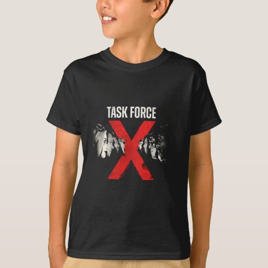 Mensen schurk team Task Force X Prestatie T-shirt (Voorkant)