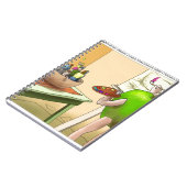 Mensen Stilleven Grappige Cartoon Notitieboek (Linkerzijde)