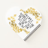 Mensen streven ernaar om beter te zijn, niet om de notitieboek (Achterkant)