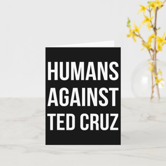 Mensen tegen Ted Cruz 1 Kaart (Gele Bloem)