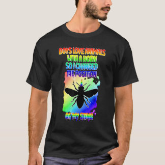 Mensen Trots Gay Jongens Pride LGBTQ  Gay Imker Ra T-shirt