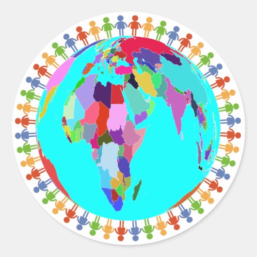 Mensen van Aarde stickers (Voorkant)