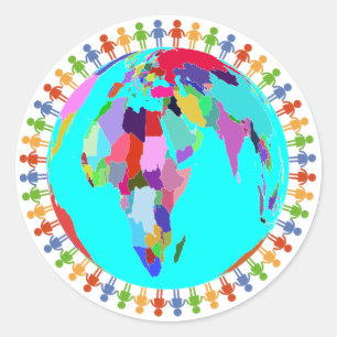 Mensen van Aarde stickers